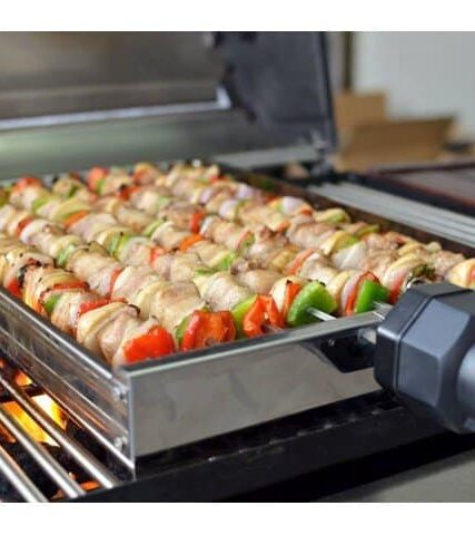 Kebab og pølse rotisseri