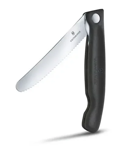 Victorinox foldbar "bestik" kniv m. bølgeskær